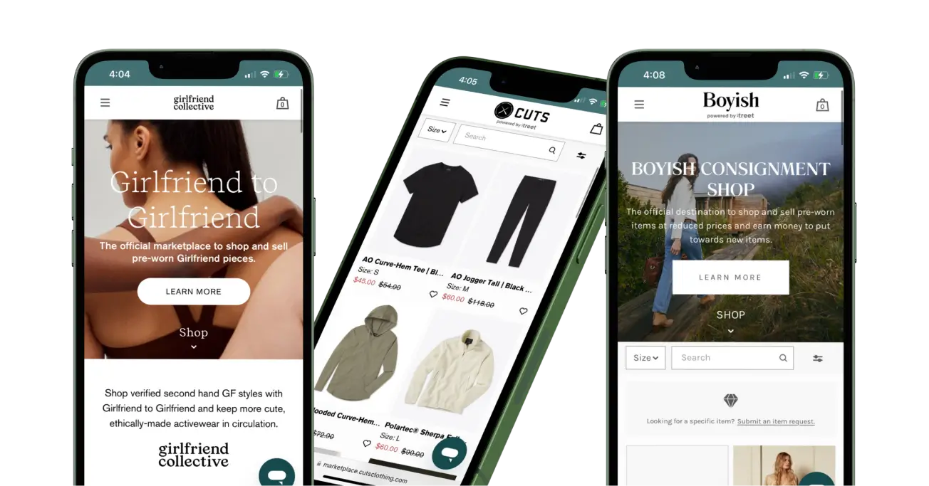 TREET circular fashion resale platform extending clothing lifecycle — sustainable fashion circular economy California